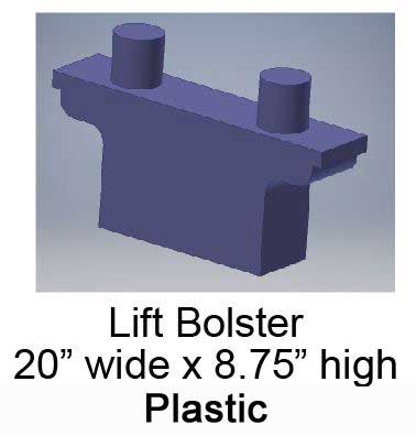 Cal Scale 190-738 HO Deck Lift Plastic Bolt 20 x 8.7