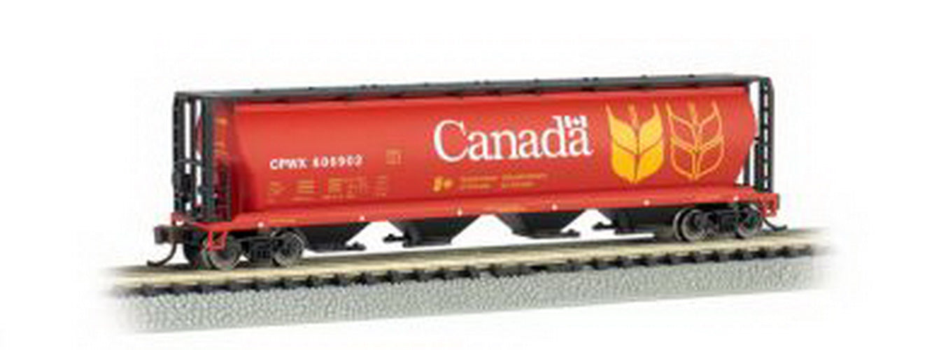 Bachmann 19181 N Canada Grain 4 Bay Cylindrical Grain Hopper #606902