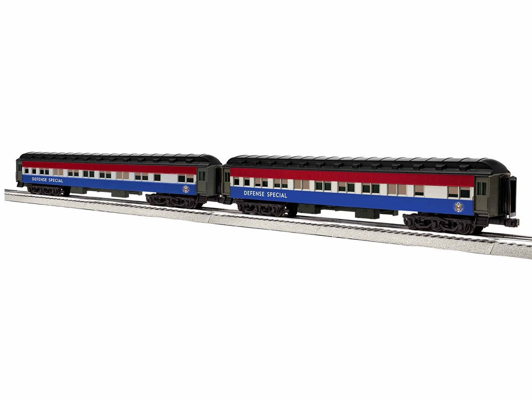 Lionel 1927570 O Defense Special Passenger Cars B (Pack of 2)