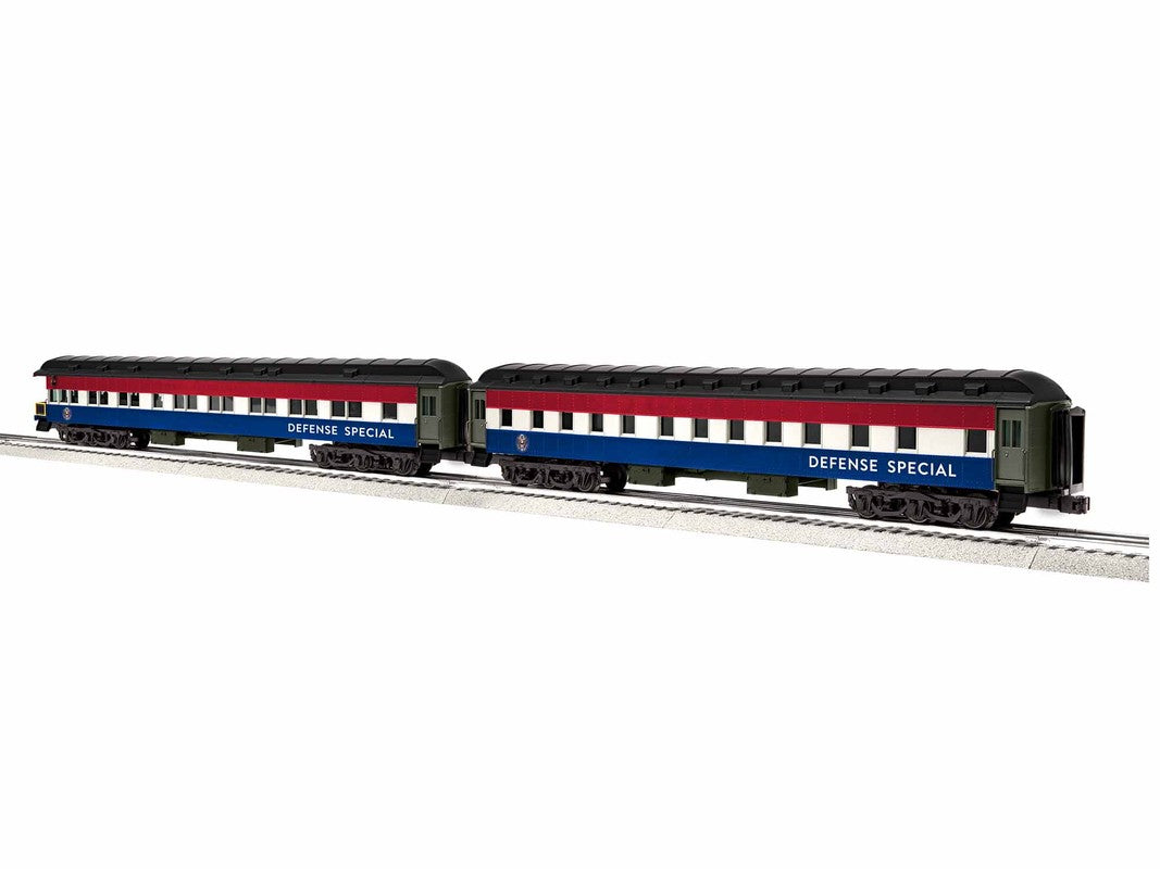 Lionel 1927590 O Defense Special Exhibit Coaches (Pack of 2)