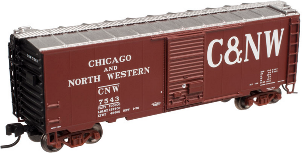 Atlas 50001936 N Chicago & North Western PS-1 40' Boxcar #6825