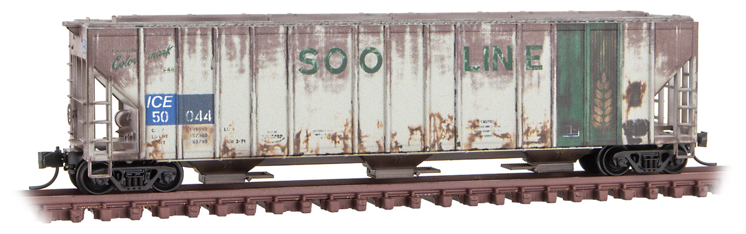Micro-Trains 09944160 N Iowa Chicago and Eastern 3-Bay Covered Hopper #50044