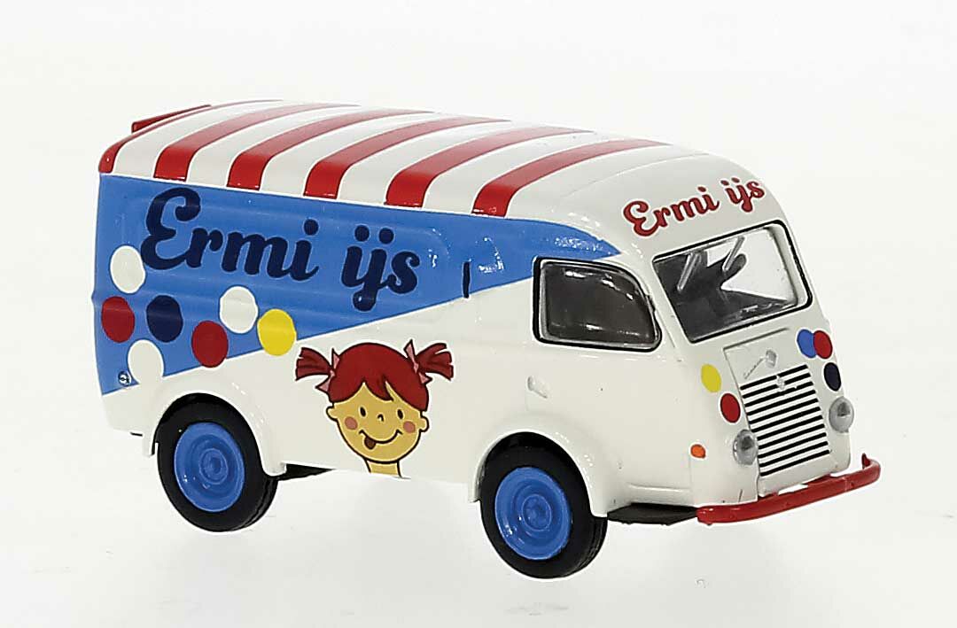 Brekina Automodelle 14662 HO Assembled Ermi Ijs 1950 Renault Goelette Cargo Van