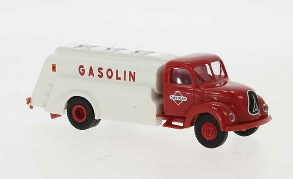 Brekina Automodelle 42273 HO Assembled Gasolin 1950s Magirus Mercur Tank Truck