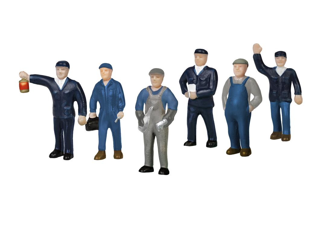 Lionel 1957120 HO Train Crew Figures (Set of 6)