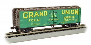 Bachmann 19806 HO Grand Union 40' Wood-Side Refrigerated Box Car