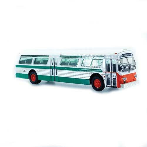 Iconic Replicas 870283 HO AC Transit San Francisco 1980 GM 3102 (Fishbowl) Bus