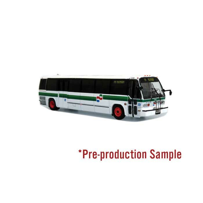 Iconic Replicas 870317 HO Golden Gate 1987-1994 TMC RTS Transit Bus ...