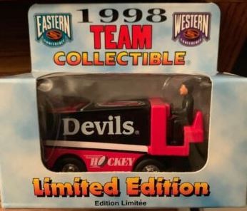 White Rose Collectibles 13 1998 Team Collectible New Jersey Devils Zamboni