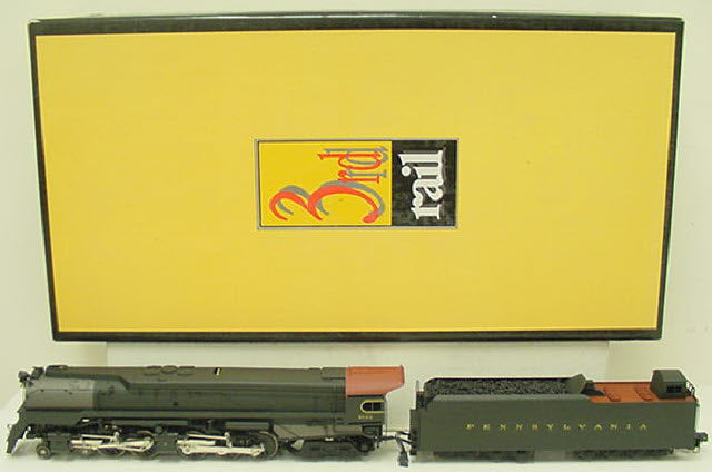 3rd Rail 6131 Brass PRR 4-4-6-4 Q-2 Duplex Steam Loco and Tender - 3 Rail