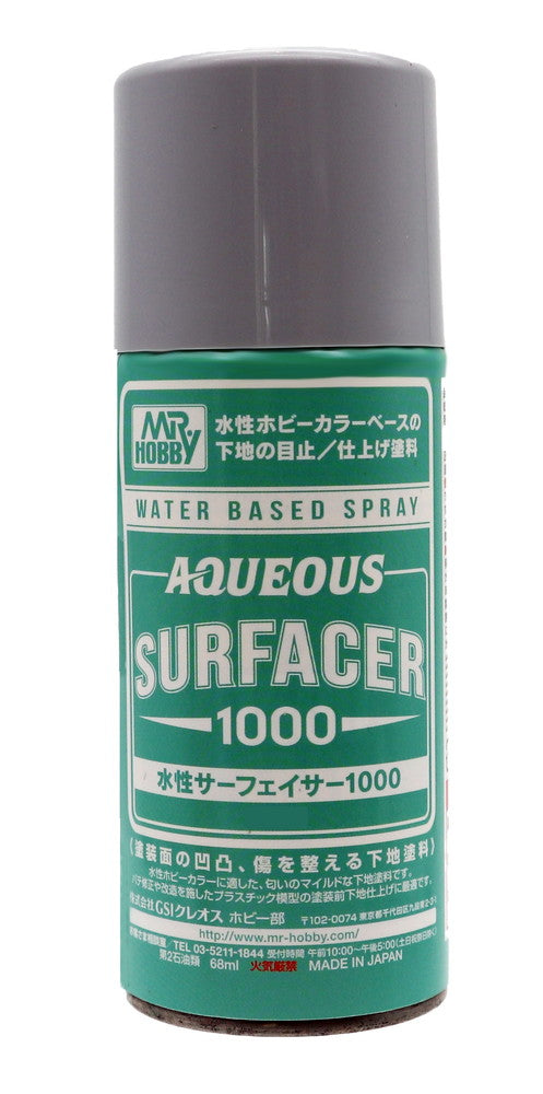 Gunze B611 Aqueous Grey Water Based Surfacer 1000 - 170 ml. Spray Can