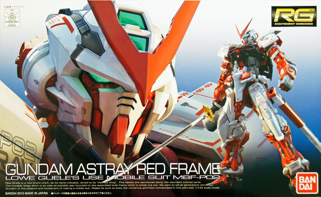 Bandai 2295837 1:144 Gundam Astray Red Frame Plastic Model Kit