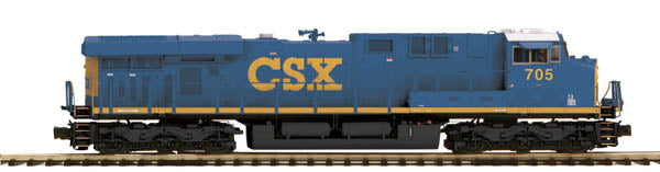 MTH 20-20091-1 CSX ES44AC Diesel Engine w/Proto-Sound 2.0 (Hi-Rail Wheels) #705