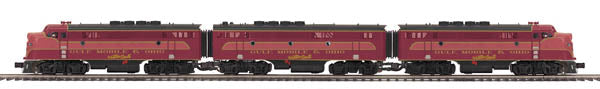 MTH 20-20157-1 GM&O F-3 ABA Diesel Engine Set w/Proto-Sound 2.0 #801B/804A/B80
