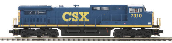 MTH 20-20169-1 CSX Dash-8 Diesel Engine w/PS 3.0 #7325 (Hi-Rail Wheels)