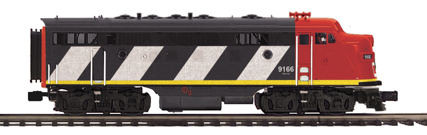 MTH 20-20554-4 Canadian National F-7 A Unit Non-Powered Diesel Engine #9166