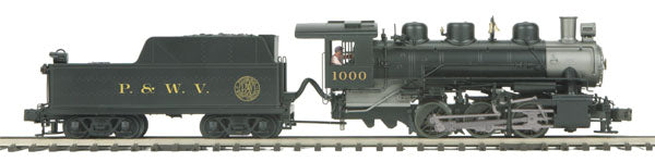 MTH 20-3269-1 P&WV 0-6-0 USRA Steam Locomotive HiRail w/PS 2.0 #21