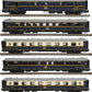 MTH 20-60004-2 O Orient Express Premier 2-Rail Passenger Car Set (Set of 5)