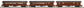 MTH 20-62043 O Pennsylvania 64' Woodsided Passenger Add-On Set (Set of 3)