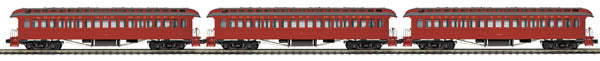 MTH 20-62053 3-CAR 64' WOODSIDED PASSENGER NORFOLK & WESTERN