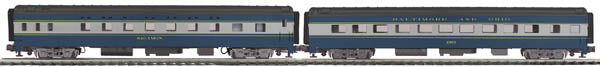 MTH 20-66221 O Baltimore & Ohio 70 Smooth Sleeper/Diner