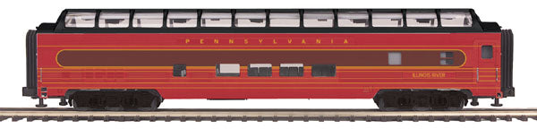 MTH 20-67119 PRR 70' Ribbed Full Length Vista Dome Pass.