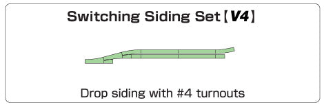 Kato 20-863 N Scale Variation 4 Switching Siding Unitrack Set