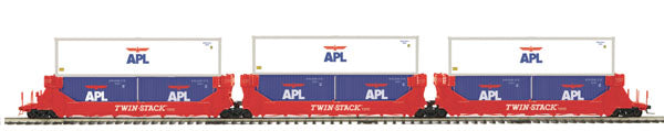 MTH 20-90372 O Southern Pacific Twin Stack Container Set (Set of 3)