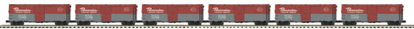 MTH 20-90584 O New York Central 40' AAR Box Car Set (Set of 6)