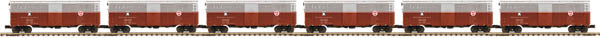 MTH 20-90586 O Pennsylvania 40' AAR Box Car Set (Set of 6)