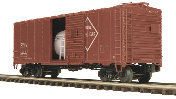 MTH 20-93412 O Linde 40' AAR Box Car w/ Interior Tank #915