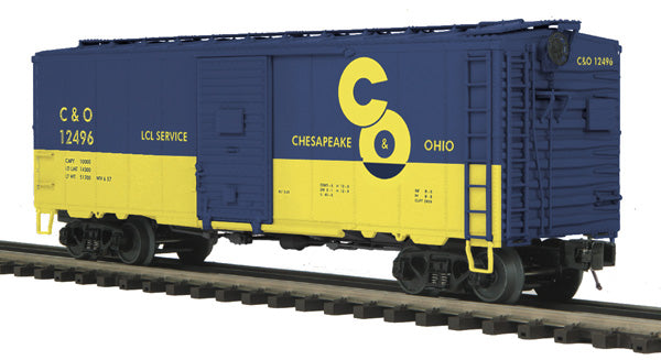 MTH 20-93419 Chesapeake & Ohio 40’ AAR Box Car V2