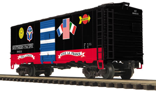 MTH 20-93523 O Gauge Southern Pacific 1947 Friendship Train 40' AAR Box Car
