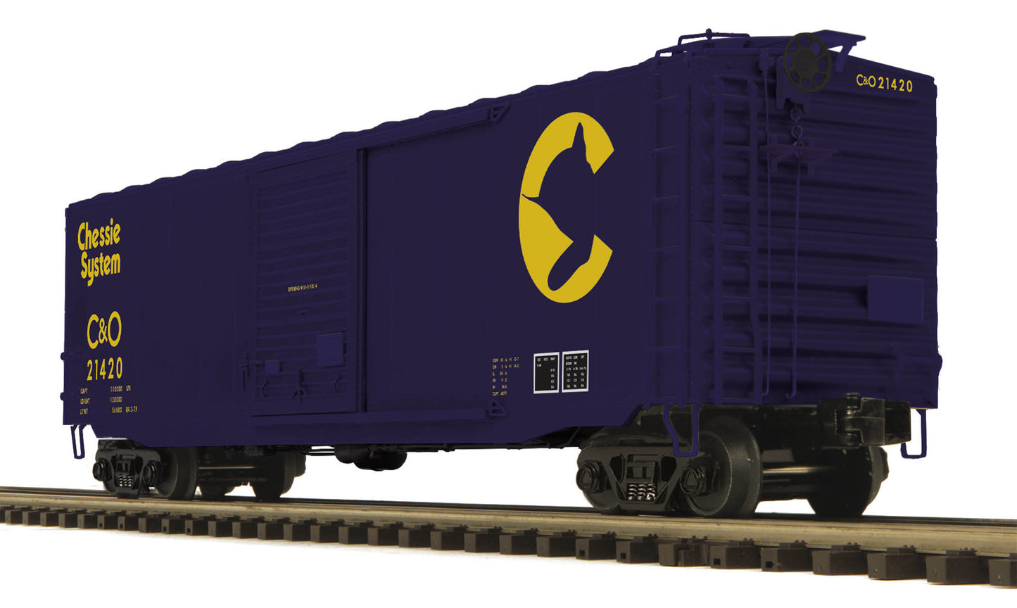 MTH 20-93919 O Chessie Premier 50' Ps-1 Box Car w/Youngstown Standard Door