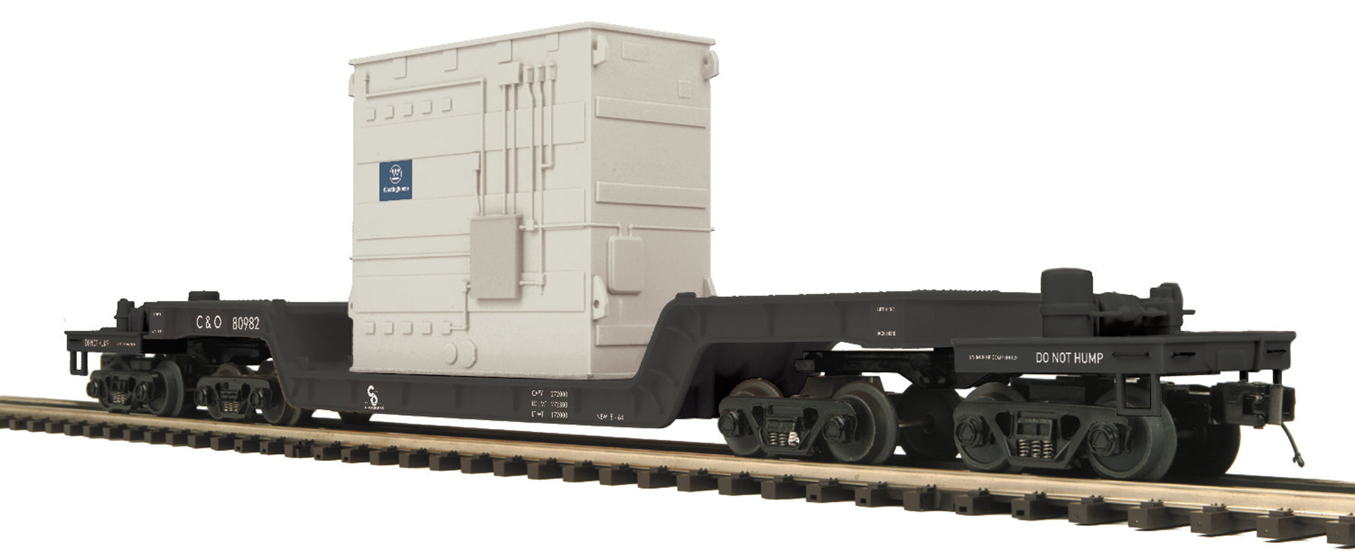 MTH 20-95253 O Chesapeake & Ohio 75' Flatcar with Transformer