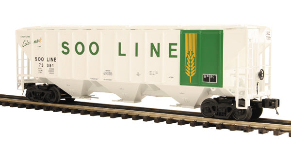 MTH 20-97223 O SOO Line Ps-2CD High-Sided Hopper Car #73051