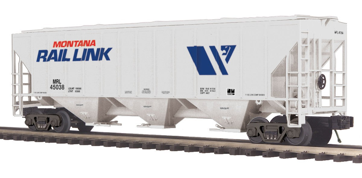 MTH 20-97333 O Montana Rail Link PS-2CD High Side Hopper