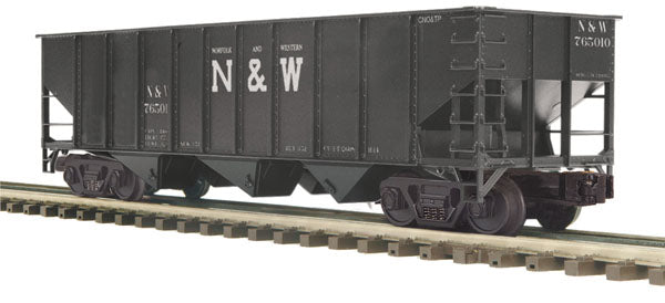 MTH 20-97641 O Norfolk & Western 70-ton 3-Bay Hopper Car #765010
