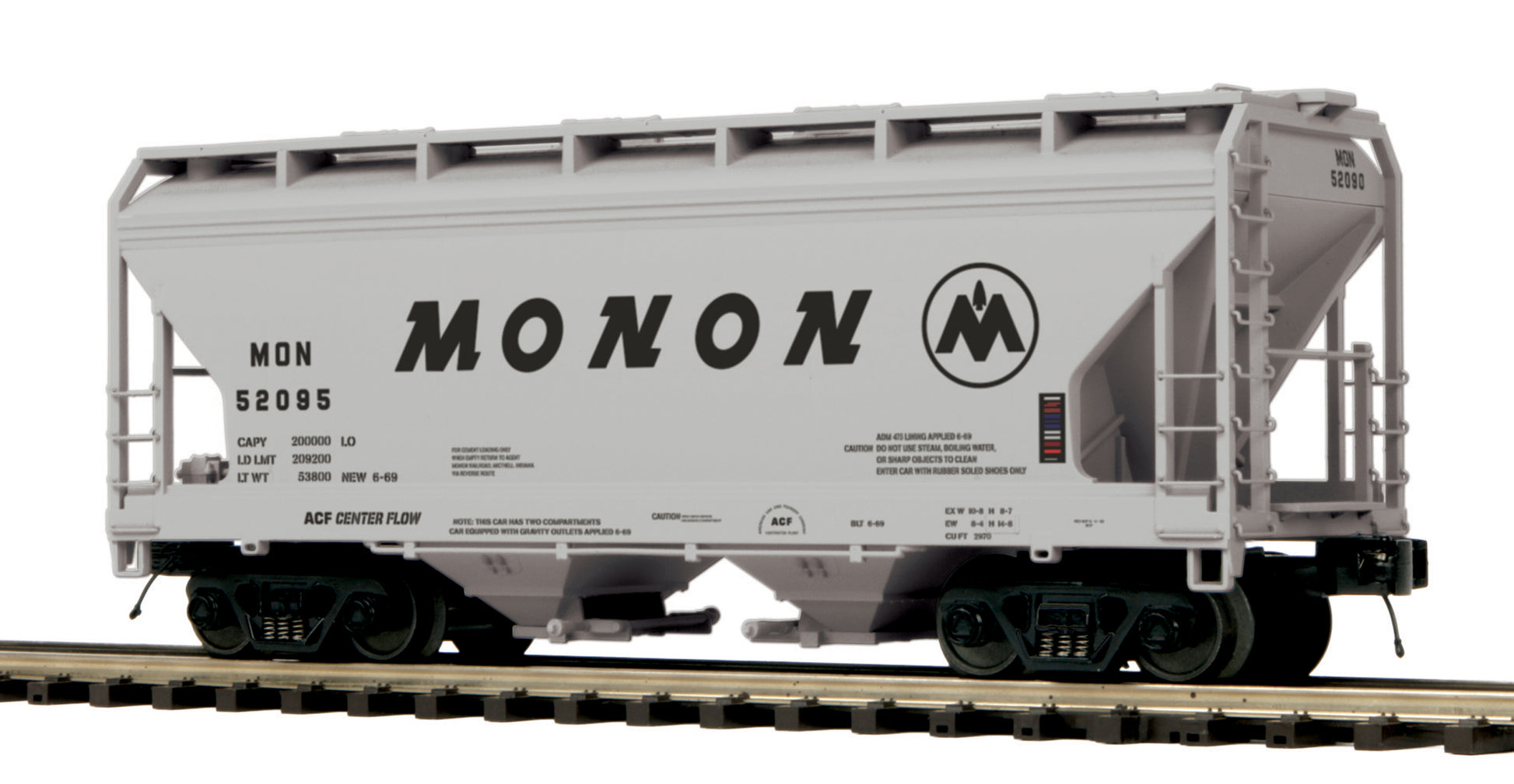 MTH 20-97953 O Monon 2-Bay Centerflow Hopper #52095