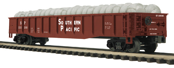 MTH 20-98075 O Gauge Southern Pacific Gondola Car w/Coiled Wire Load #330268