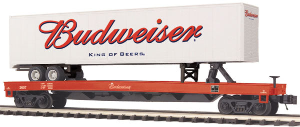 MTH 20-98604 Budweiser Flat w/48' Trailer