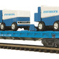 MTH 20-98642 GTW 60’ Flat Car with 3 Zambonis