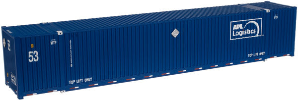 Atlas 20001936 HO APL Logistics 53'' CIMC Container Set #2 (Pack of 3)