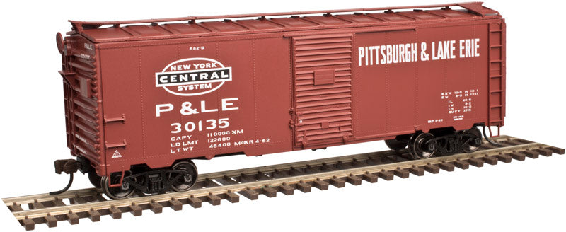 Atlas 20003793 HO Pittsburgh & Lake Erie 1937 AAR 40' Box Car Kit #30135