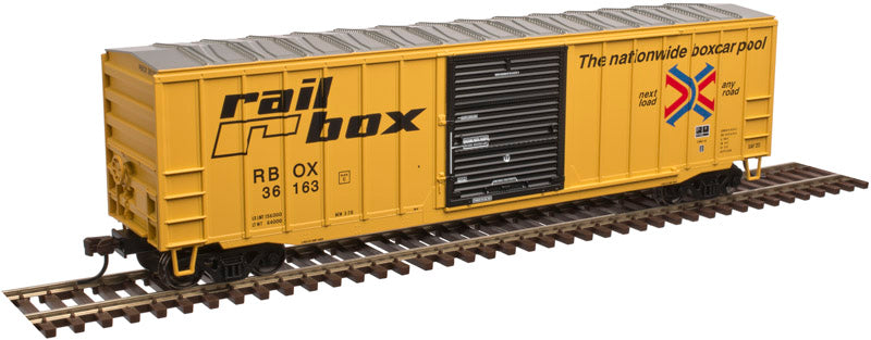 Atlas 20003893 HO Railbox (Large Logo) Trainman ACF 50' 6" Box Car #36163