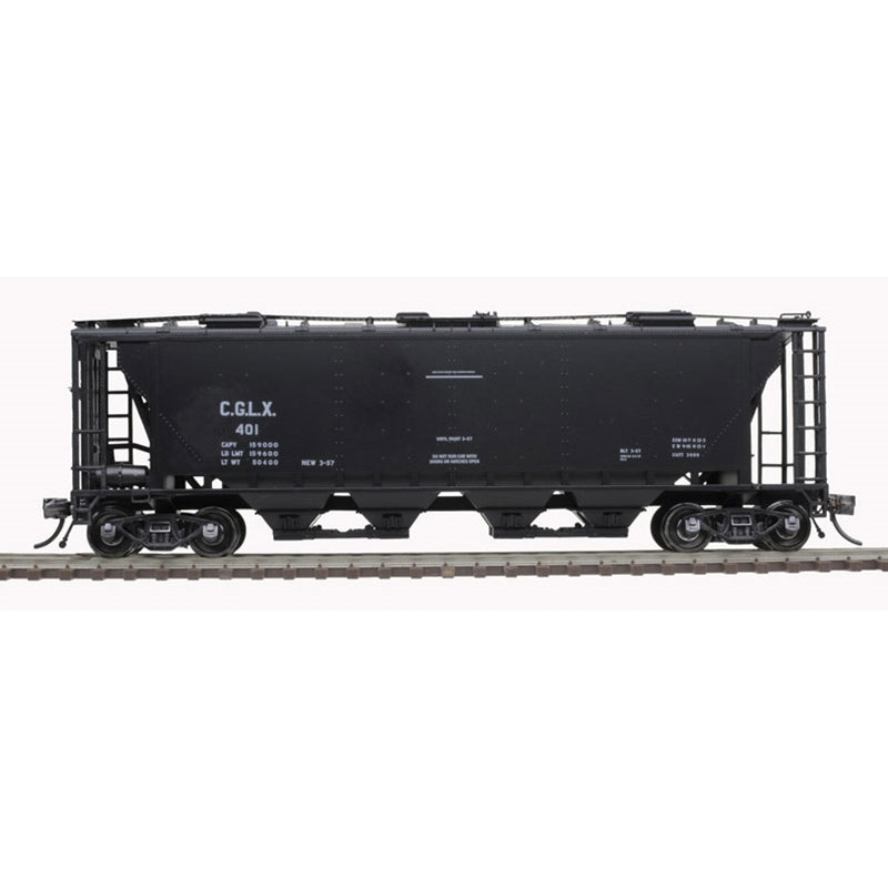 Atlas 20007151 HO CGLX Slab Side Covered Hopper #401