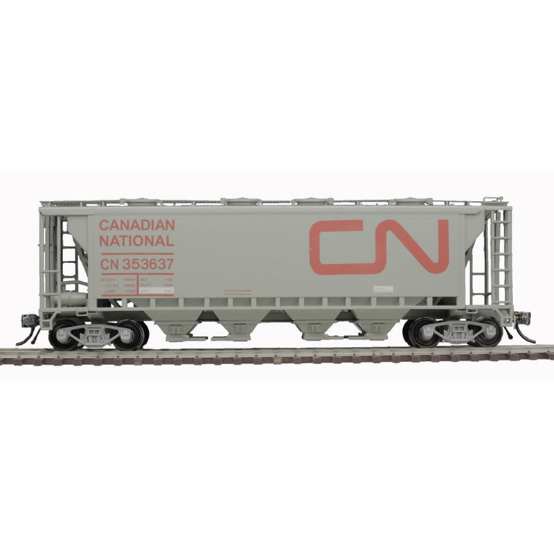 Atlas 20007162 HO Canadian National - Noodle Slab Side Covered Hopper #353620