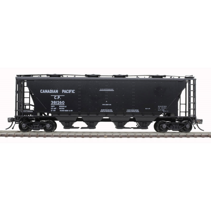 Atlas 20007166 HO Canadian Pacific Slab Side Covered Hopper #381128
