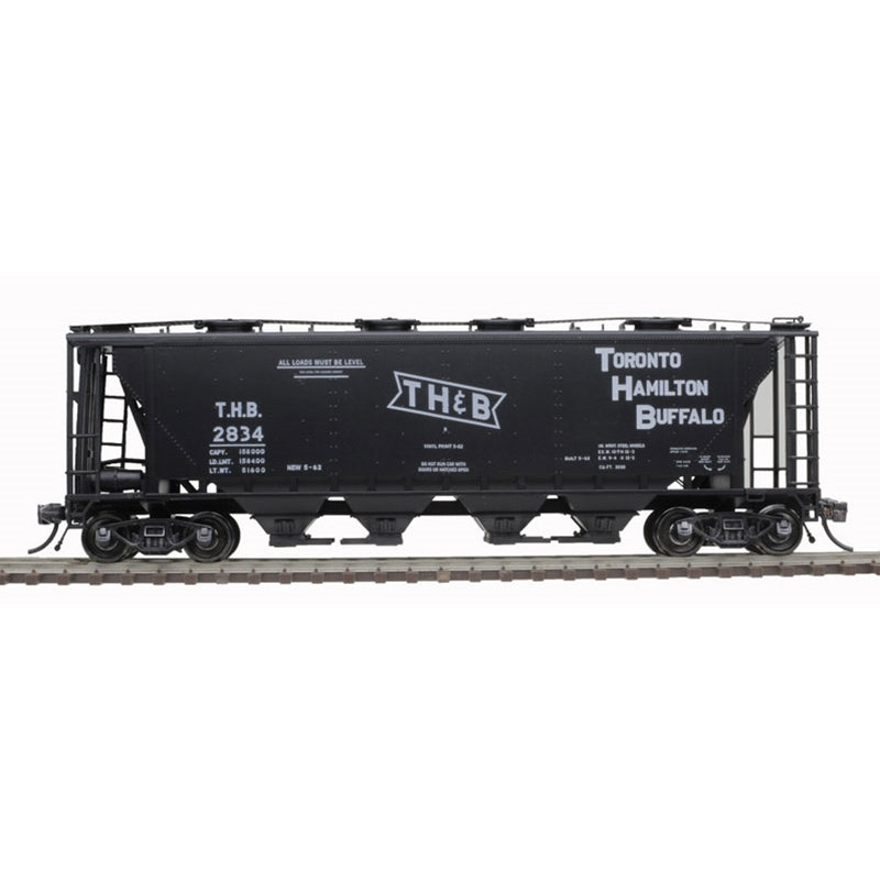 Atlas 20007169 HO Toronto, Hamilton & Buffalo Slab Side Covered Hopper #2839