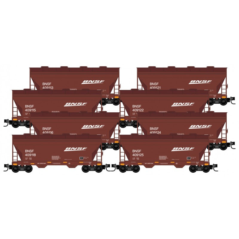 Micro-Trains 99300819 N BNSF 2-Bay Covered Hopper Car (Set of 8)